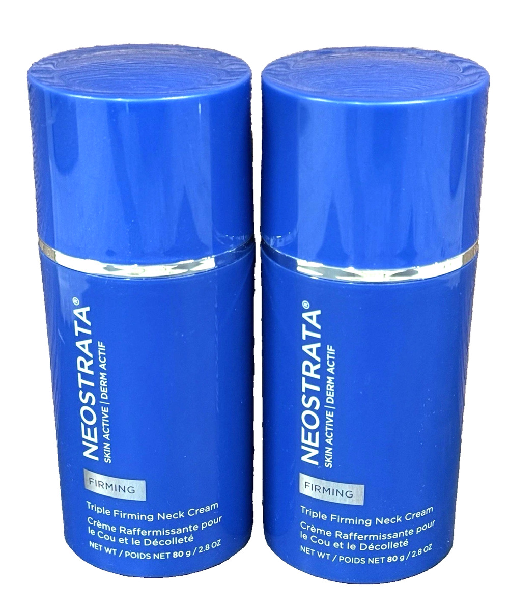 2x Neostrata Skin Active Triple Firming Neck Cream 2.8oz/80g Each Discontinued
